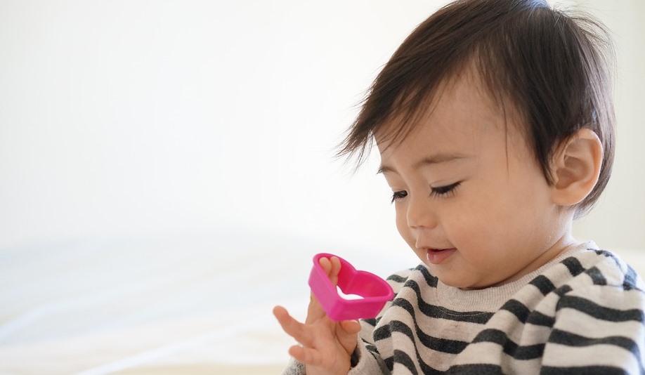 baby playing